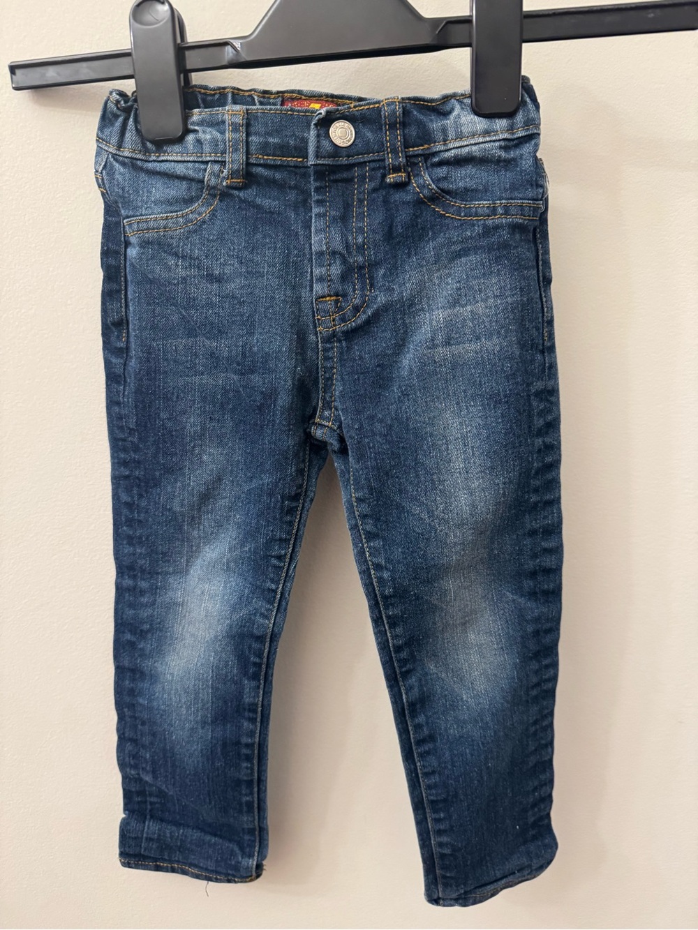 7 For All Mankind Toddler Blue Faded Stretch Jeans